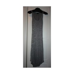 Grey thinly knit dress